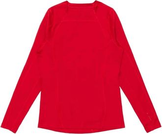 Nike NRG LS Top - Heren - Sportshirts - Rood - L - Fitness
