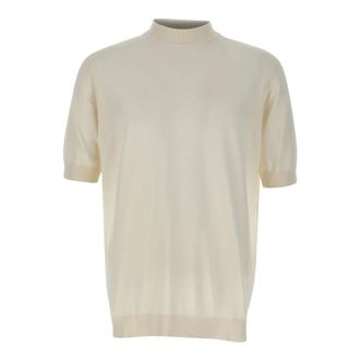 FILIPPO DE LAURENTIIS Heren, Truien, Wit, Maat: 2XL Katoen