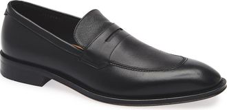 BOSS Derrek Leather Loafer in Black at Nordstrom Rack, Size 9Us / 8Uk