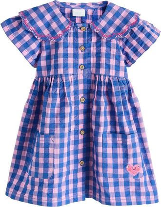 Next Kids Gingham Dress in Blue at Nordstrom, Size 1.5-2Y