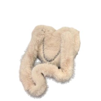 Generic Autumn and winter furry love shoulder bag womens hand-to-hand fashion versatile crossbody bag