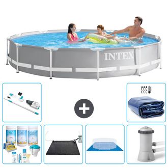 Intex Piscina Prism Frame Redonda - 366x76 Cm - 7-piezas S20529