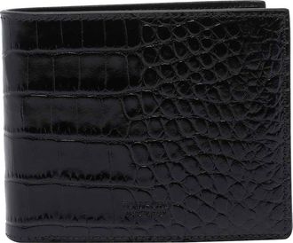Tom Ford Classic Bifold Croco Wallet