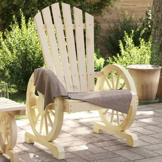 vidaXL Sill&oacute;n De Jard&iacute;n Adirondack Madera Maciza De Abeto Vidaxl