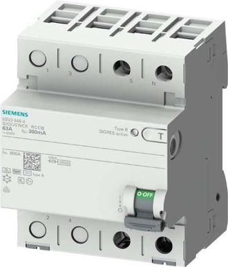 SIEMENS Interruptor Diferencial Siemens 5sv3322-4 Tipo B 30ma 25a