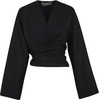 Cortana Donna, Camicette, Nero, XL, new