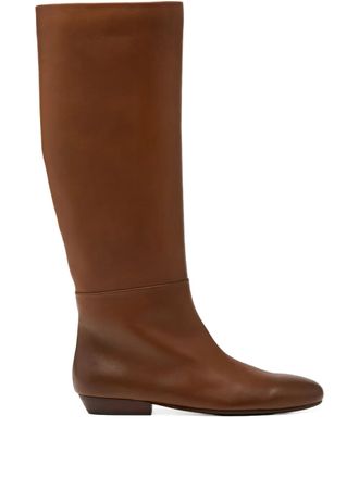 Marsèll leather knee-high boots - Brown