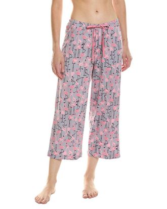 Hue Hue Flamingo Strut Pajama Capri