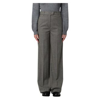 Liu Jo Broeken, Dames, Groen, M, Rechte broek voor stijlvolle uitstraling