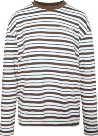 Sporty & Rich Signature Logo Easy Longsleeve - Dames - Tops - Veelkleurig - Maat: S Katoen
