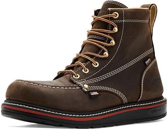 Keen Liberty 6 Waterproof Boots (Carbon Toe) Mens Shoes Coffee Bean/Black : 10.5 D - Medium, Leather