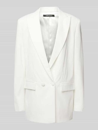 Swing Blazer mit Reverskragen in Offwhite, Gr&ouml;&szlig;e 36