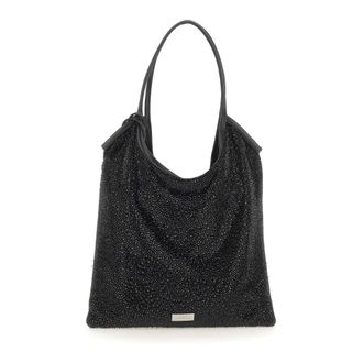 Twentyfourhaitch Nela Maxi - Dames - Tassen - Zwart - Maat: ONE Size Zijde