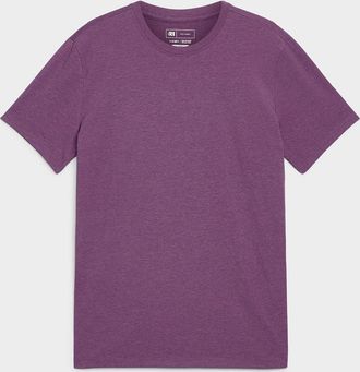 Le 31 Mens Soft stretch jersey T-shirt Muscle fit