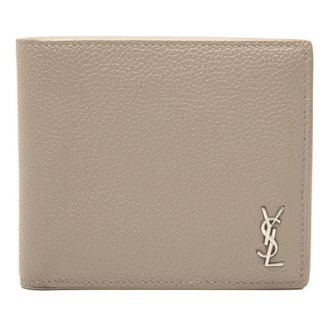 Saint Laurent Beige Leather Wallet (Bi-Fold) (Pre-Owned)