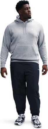Nike Mens Club Pullover Hoodie - Dark Grey Heather/White/Light Smoke Grey Size 3XL