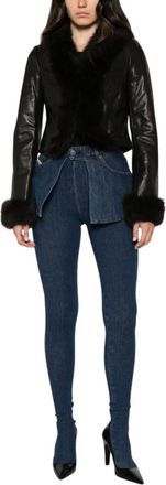 Diesel Navy Skinny High Rise Jeans