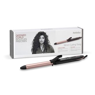 BaByliss 19 Mm Curling Tong Rizador De Pelo Caliente Negro, Oro Rosado 2,5 M