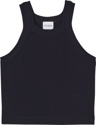 Closed Closed Cropped Racer Tank