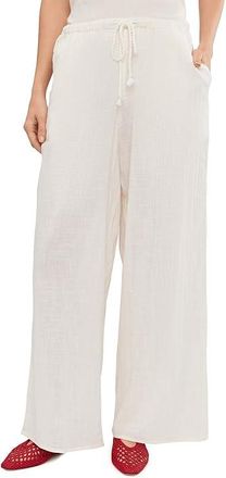Salty Crew Cabana Beach Pants Womens Clothing Off-White : XL 30, Cotton