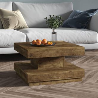 vidaXL Tavolino Da Salotto Marrone Scuro 60x60x35 Cm In Mdf - Vidaxl