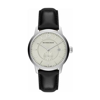 Burberry Heren, Accessoires, Grijs, Maat: ONE Size Leer