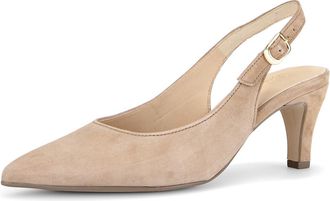Gabor Lazona Sand Suede Womens Slingback Shoes 81.590.14