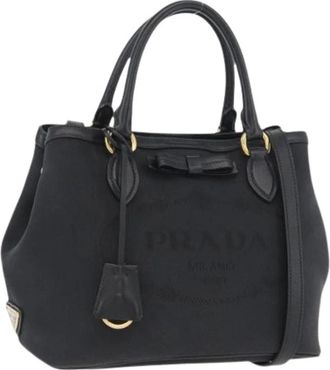 Prada Pre-owned Handbags, female, Black, Size: ONE SIZE Pre-owned Vintage Hand Bag
