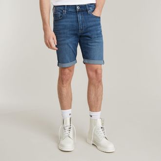 G-Star 3301 Slim Denim Short - Midden blauw - Heren