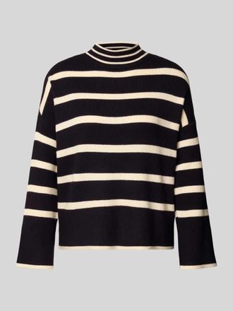 Only Regular Fit Strickpullover aus Viskose-Mix Modell LIBI in Black, Gr&ouml;&szlig;e L