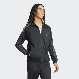 adidas Trainingsjacke ADIDAS SPORTSWEAR M 3S CAMO TR TT, Herren, Gr. XXL, schwarz, multicolor, Obermaterial: 100% Polyester, Jacken Trainingsjacke