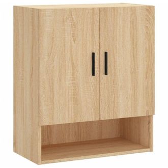vidaXL Wall Cabinet Sonoma Oak 60x31x70 cm Engineered Wood Vidaxl