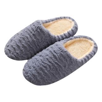Generic Womens Memory Foam House Shoes Fuzzy Slippers Women Indoor Slippers for Indoor Outdoor Warm Slip On Closed Toe Comfy Soft Winter Shoes Plush Lined Fla