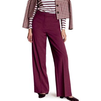 Boden Belgravia Straight Leg Pants in Deep Wisteria at Nordstrom Rack, Size 12