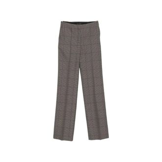 MUGLER Broeken, Dames, Beige, S, Wijde broek