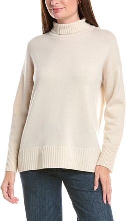 Lafayette 148 New York Stand-Collar Cashmere Sweater