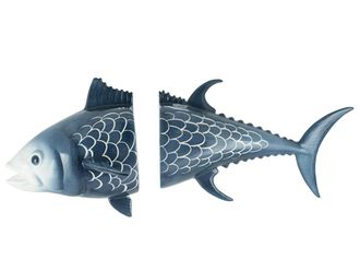 Schubiger M&ouml;bel Figur Thunfisch 2teilig F&uuml;r Die Wand Blau H: 40 cm