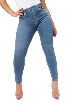 Good American Always Fits Good Legs Blue Jean