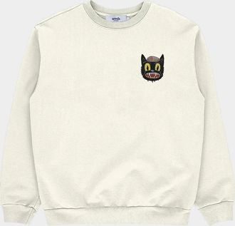 Arrels Barcelona Small Cat Graphic Cotton Sweatshirt
