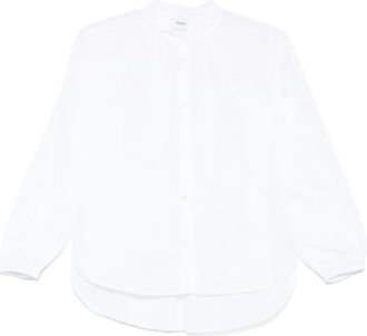 Aspesi Gesmockte popeline blouse - Wit