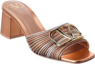 Valentino Vlogo Signature 60 Leather Sandal