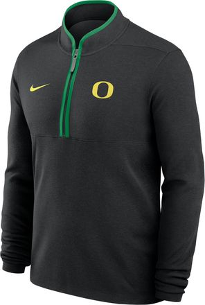 Nike Oregon Victory Nike Mens Dri-FIT College 1/2-Zip Long-Sleeve Top in Black | 044308ZEUON-APS