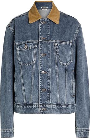 J.W.Anderson Corduroy-collar Denim Jacket