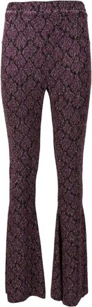 Nineminutes broek - Dames - Wijde Broeken - Paars - XS - Broeken