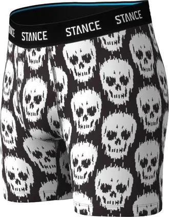 Stance Skulls Boxer Briefs in Black at Nordstrom, Size X-Large