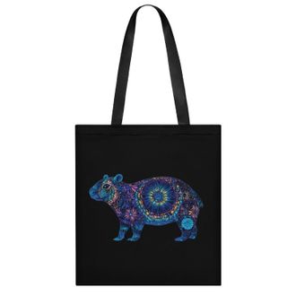 Generic Colorful Capybara Womens Tote Casual Shopping Bag Lightweight Shoulder Bags Hobos Handbag for Work Travel Daily 35x40cm