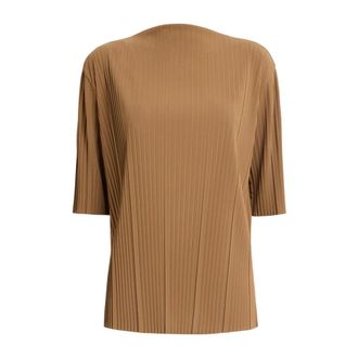 Max Mara Overhemden, Dames, Bruin, M, Blouses