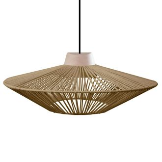 Tosel Suspensi&oacute;n metal Alt.90cm natural ;Pantalla: natural