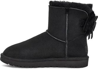 UGG (WMNS) UGG Classic Dudble Bow Mini Snow Boots Black 1103652-BLK