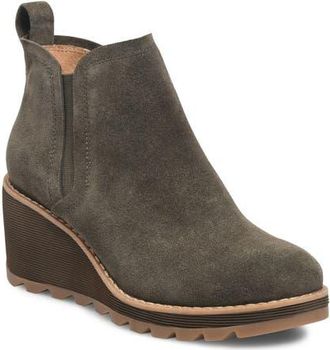 Söfft Emma Wedge Boot in Dark Taupe at Nordstrom, Size 6.5
